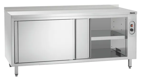 Lämmin kaappi selkänojalla - L 1800 x S 700 mm