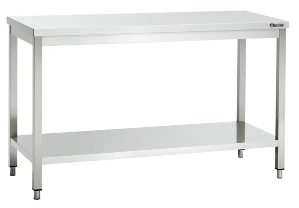 Ruostumaton teräspöytä - L 2000 x S 700 mm