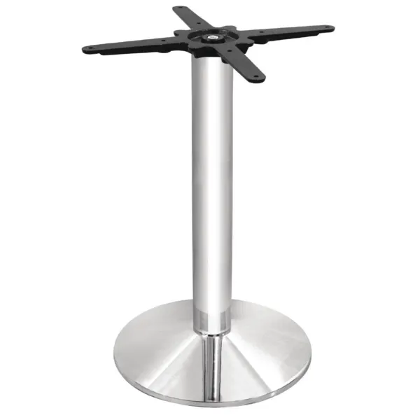 Pyöreä kromattu pöydänjalka - Ø 430 mm