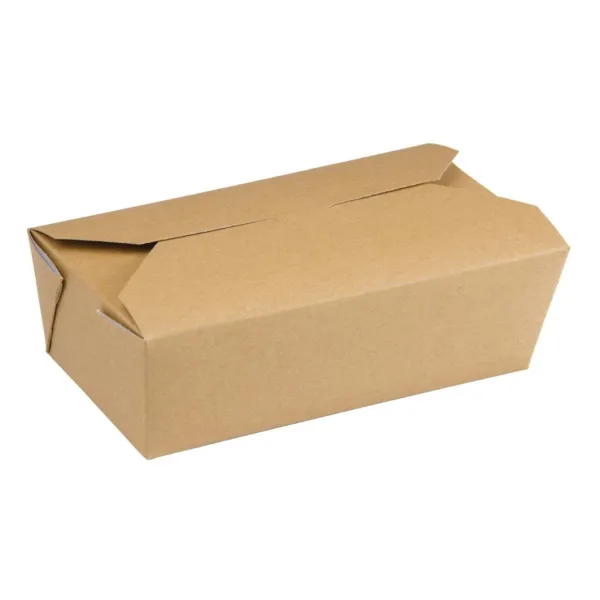 Ruokakartongit, suorakulmaiset, kraft - 985 ml - 250 kpl:n erä
