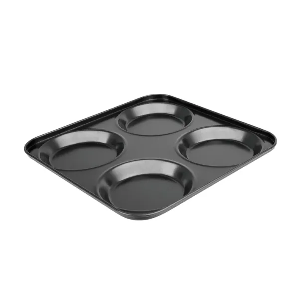 4 pyöreän muotin tarttumaton levy - L 235 x S 235 mm