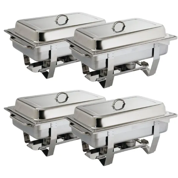 Chafing Dish Milan 9 L - GN 1/1 - Erä 4 kpl