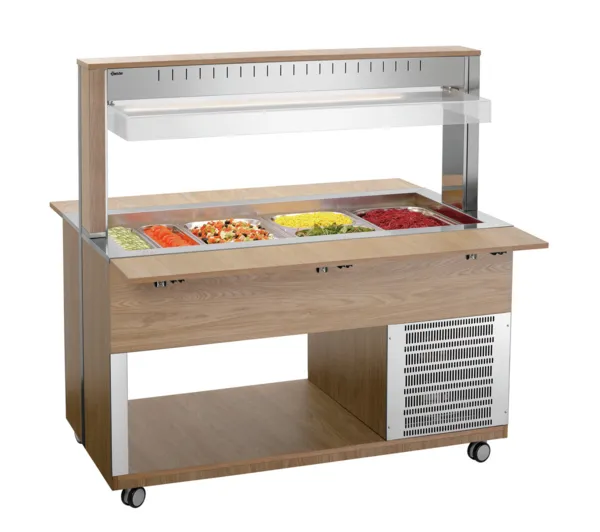 Lämmin Buffetvaunu - 4 x GN 1/1