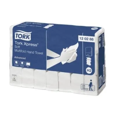 Kertakäyttöiset pehmeät käsipyyhkeet Xpress® - 21x136 arkkia