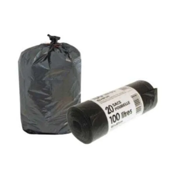Roskapussi - 130 L - 20 pussin rulla