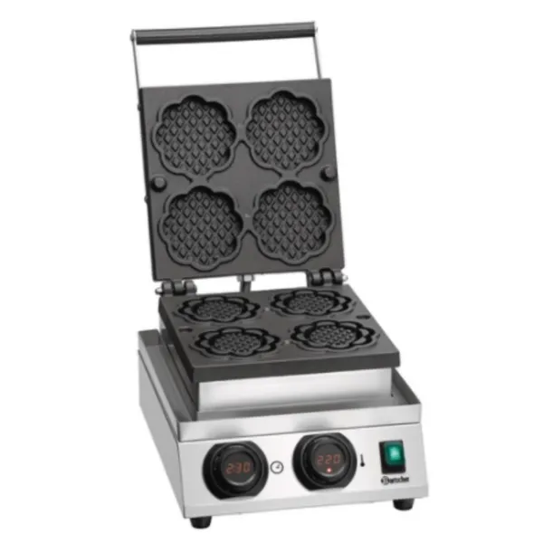 Gaufrier Professionnel - 4 Gaufres Tartelettes