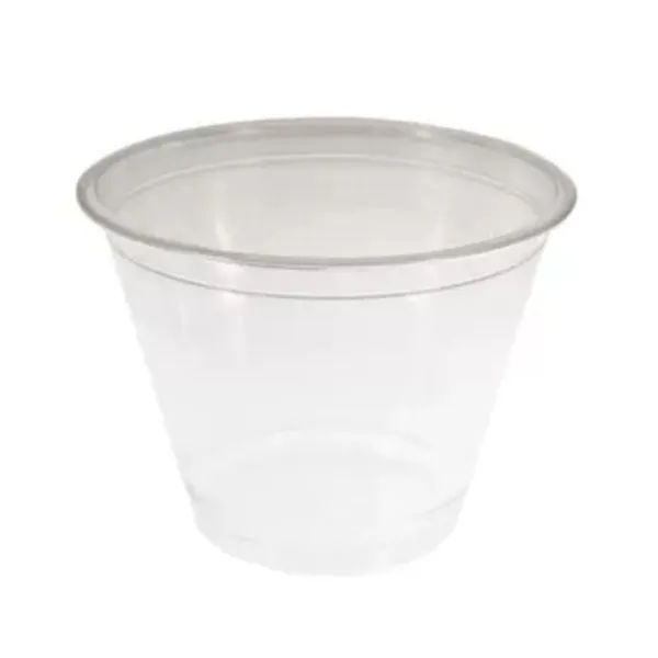 Läpinäkyvä muovipurkki - 270 ml - 50 kpl pakkaus