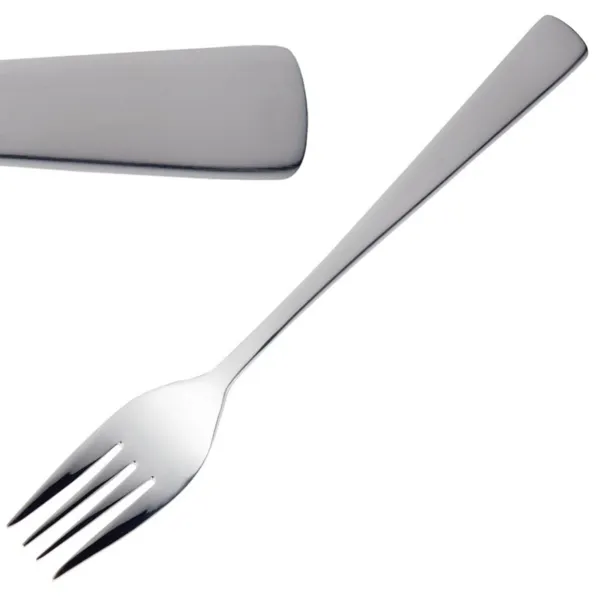 Fourchette de Table Clifton en Inox - Lot de 12