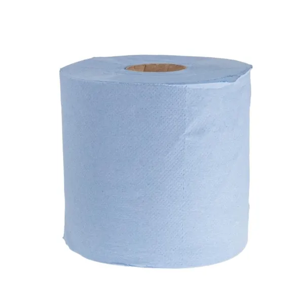 Essuie-Mains Bleu à Dévidage Central 2 Plis 125 mm - Lot de 18