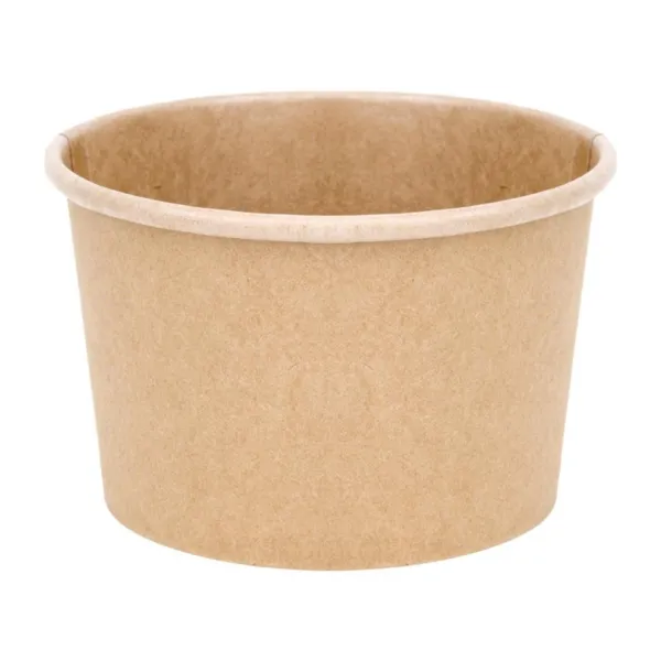 Pots À Soupe Compostables En Pla - 98 Mm - 45,4 Cl - Lot De 500