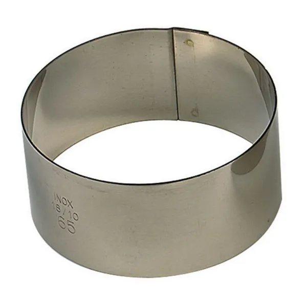 Pyöreä ruostumattomasta teräksestä valmistettu nonnetti - Ø 40 mm
