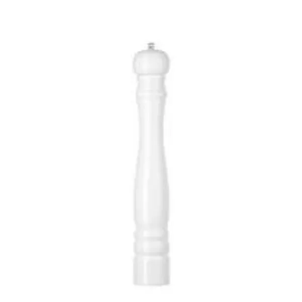 Valkoinen puinen suolamylly - K 415 mm